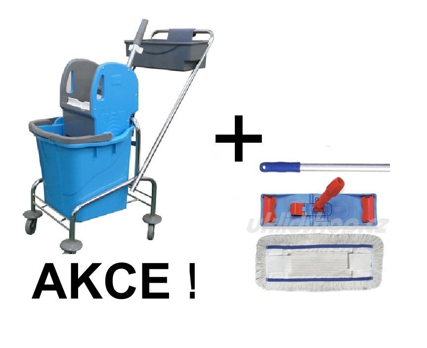 Úklidový vozík SINGLE 1 x 25 l + FLIPPER Mop sestava eco