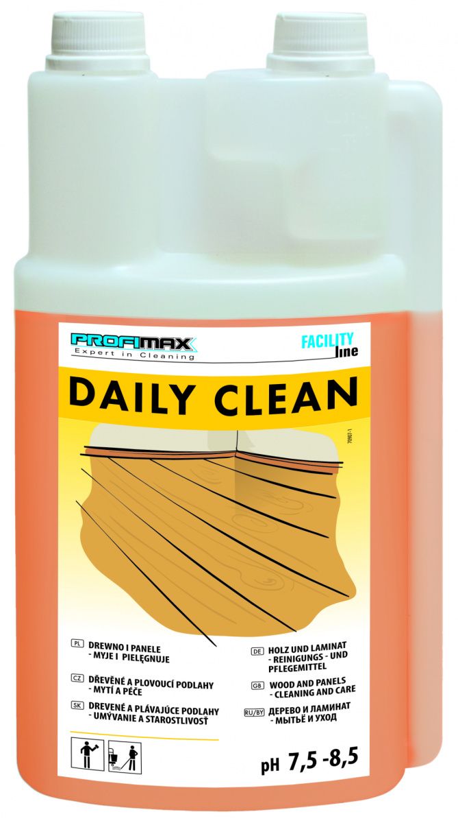 PROFIMAX DAILY CLEAN - speciální čistič na dřevěné a plovoucí podlahy, parkety 1l